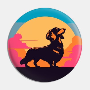 Wiener Dog - Retro Boho Dachshund Pin