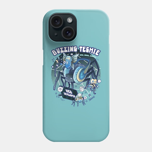 Buzzing Techie Phone Case by SPIRIMAL