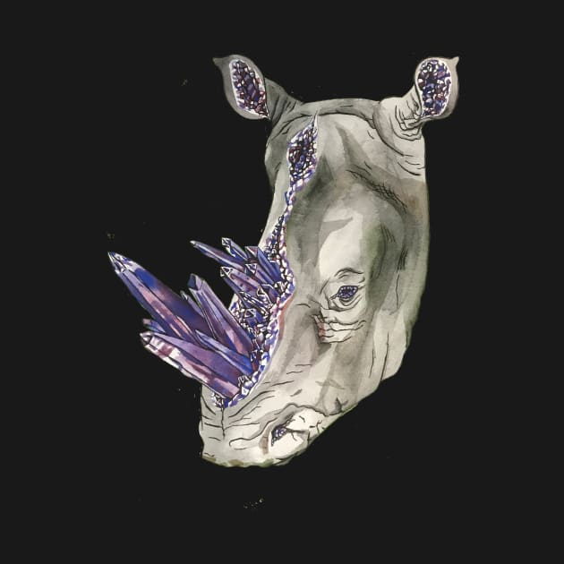 Geode Rhinoceros by RaLiz