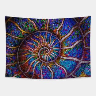 Binary Ammonite Tapestry