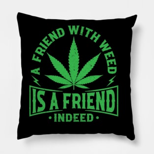 A Friend whith Weed Pillow