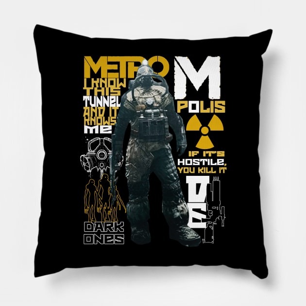 METRO Pillow by red-leaf