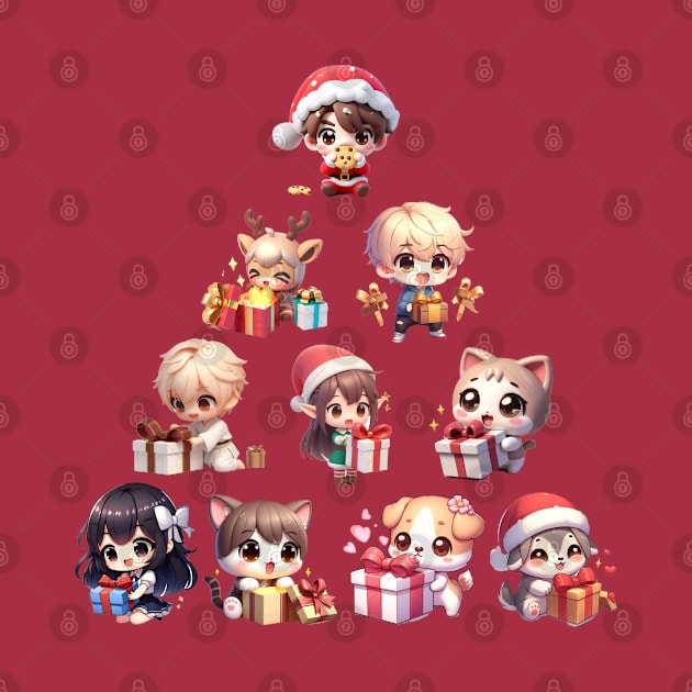 Chibi Kawaii Christmas Tree by Etopix