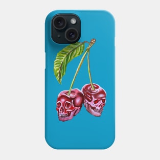 Skull Cherries Phone Case