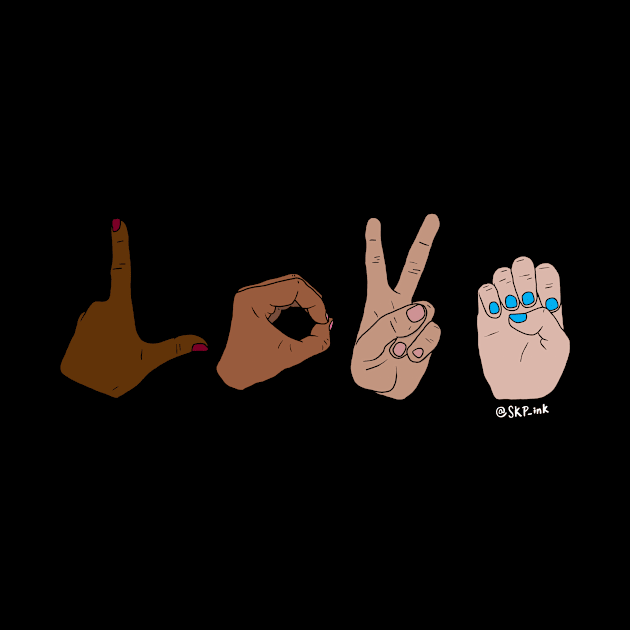 Love American Sign Language by SKPink