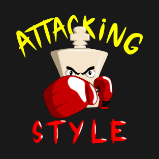 Chess King Attacking Style T-Shirt