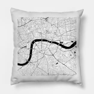 London Map City Map Poster Black and White, Great Britain England Europe Gift Printable, Modern Map Decor for Office Home Living Room, Map Art, Map Gifts Pillow