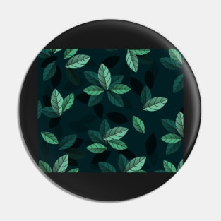 Green Leaves Of Nature Pin
