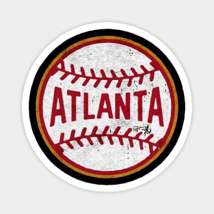 Atlanta baseball city Magnet