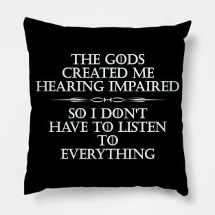 Hearing Impaired Pillow