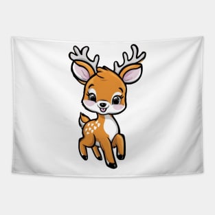 Baby Deer Cute Tapestry