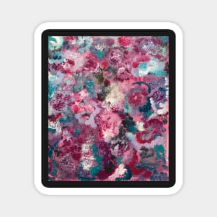 Pastel Dreams - Floral Abstract Magnet