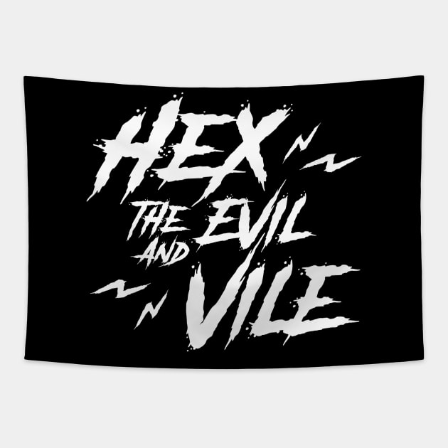 Hex the Evil Tapestry by CrypticCoffin