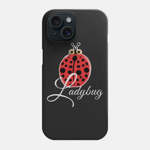 Lucky Ladybug Phone Case by evisionarts