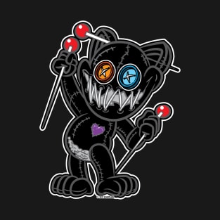 VooDoo Kitty Black Cat Doll T-Shirt