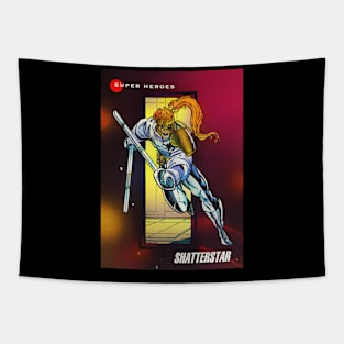 Shatterstar in action Tapestry