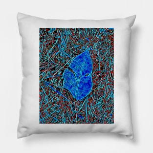 Leaf in Watercolour Pillow