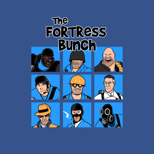 The Fortress Bunch (BLU Team) by spacemonkeydr