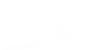 Super Retro Classic Rocket Line Art Magnet