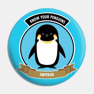 Emperor Penguin - Know Your Penguins Pin