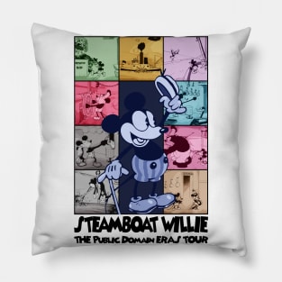 Steamboat Willie The Public Domain Eras Tour - 6 Pillow