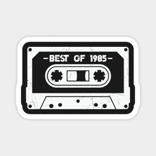 Best of 1985 Retro Cassette Tape 1985 Birthday Magnet