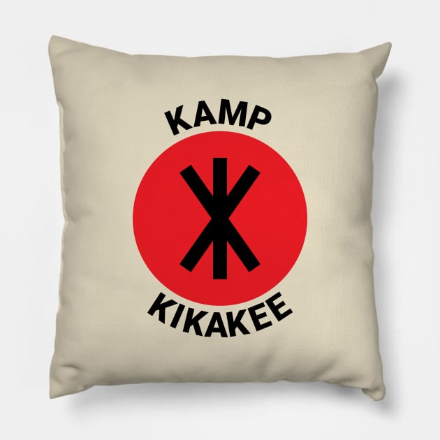 Ernest Goes to Camp - Kamp Kikakee Pillow by The90sMall