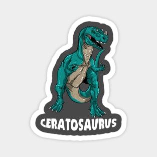 Ceratosaurus Dinosaur Design Magnet