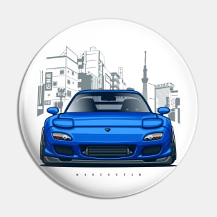 RX7 blue Pin