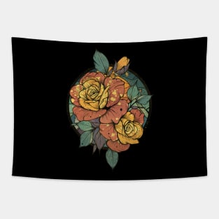 Colourful Flowers Tapestry