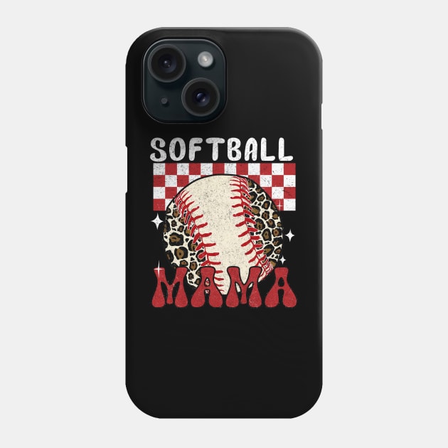 Softball mama Phone Case by MasutaroOracle