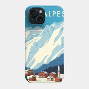 Les Alpes, Alps. Austria, Switzerland Phone Case