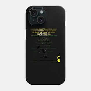 The maw Veronica poem Phone Case