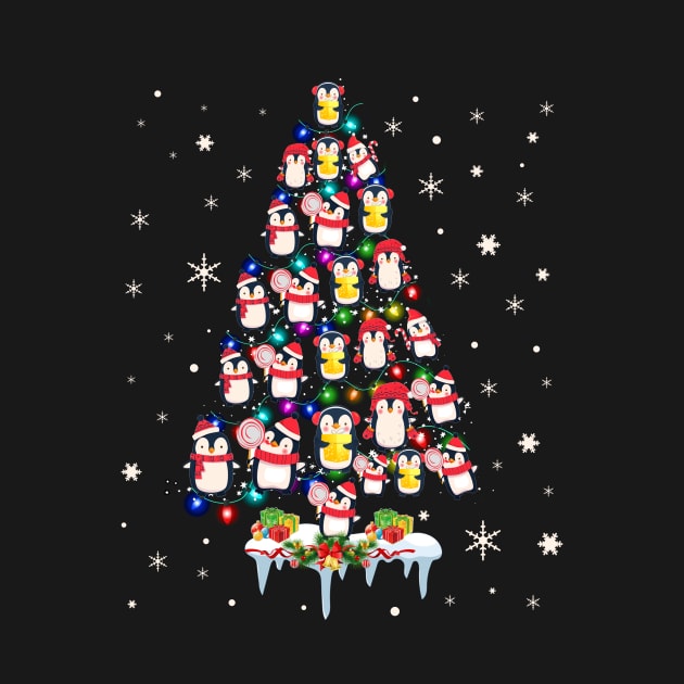 Penguin Christmas Tree Merry Christmas gift Xmas by Sinclairmccallsavd