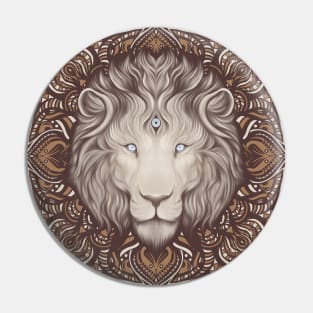 Lion Mandala - Woke Lion Pin