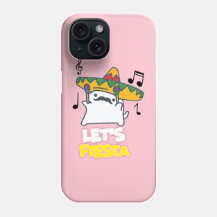 Let's Fiesta Mexican Cat Dancing Funny Cinco De Mayo Phone Case