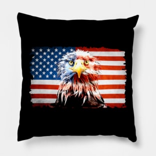 American Flag, America, Patriot, American Eagle, USA, Pillow