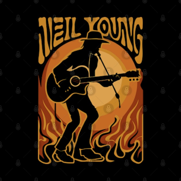 Neil Young - Retro Color by elegantelite