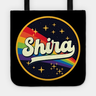 Shira // Rainbow In Space Vintage Style Tote