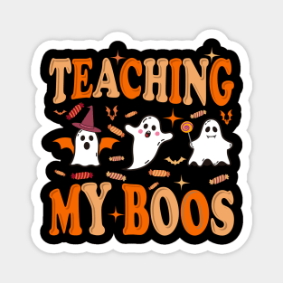 ghost boo halloween teaching my boos halloween costume idea for Teacher Student Magnet