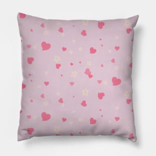 Little Hearts and Stars Pillow