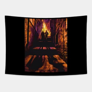 Walk through the night Tapestry