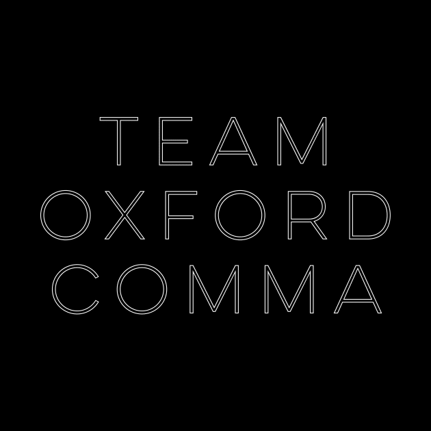 Team Oxford Comma by ApricotBirch