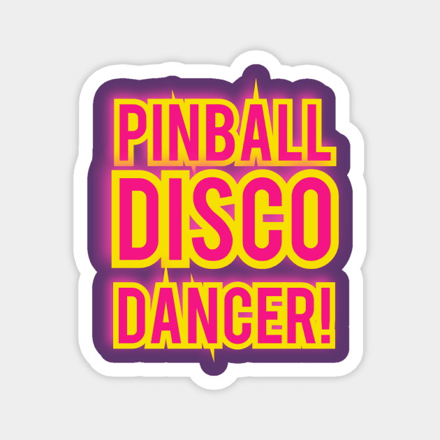 Pinball Disco Dancer Magnet by Elvira Khan