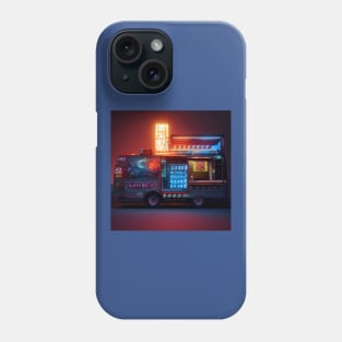 Cyberpunk Tokyo Ramen Food Truck Phone Case