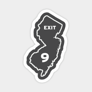 New Jersey Exit 9 Magnet