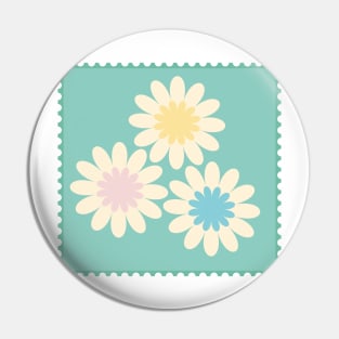 Daisies — Mulit Colored Pin