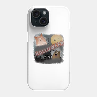 Halloween cat vintage Phone Case