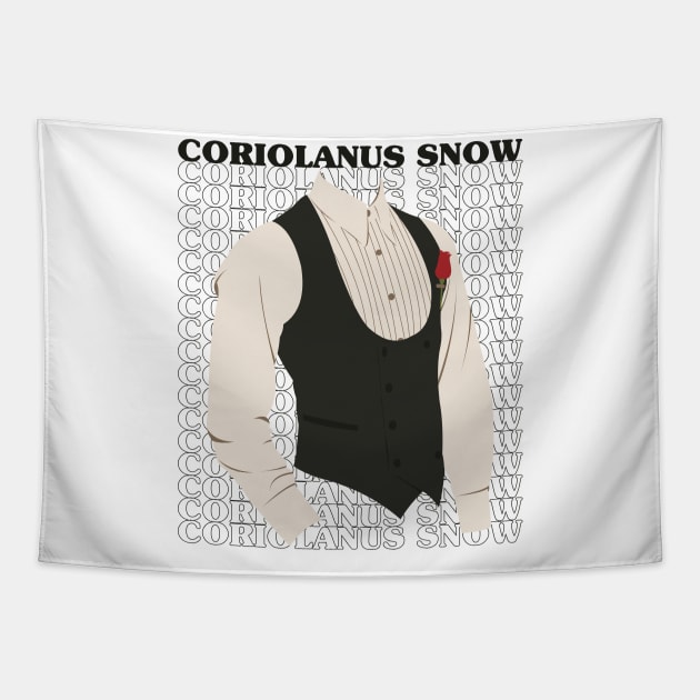 Coriolanus Snow hunger games Tapestry by pump logos