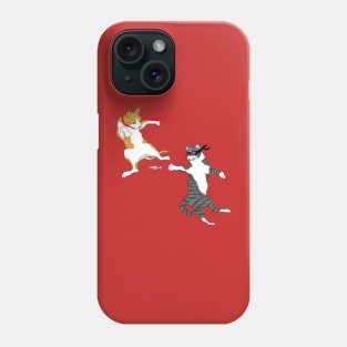 Cats fight Phone Case